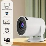 Intelligens 4K videoprojektor játékkonzollal, Android TV 11.0, WiFi 6, 280 ANSI, 130" képernyő, beépített hangszóró, HDMI, USB (FX) (BBV)