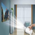 Intelligens 4K videoprojektor játékkonzollal, Android TV 11.0, WiFi 6, 280 ANSI, 130" képernyő, beépített hangszóró, HDMI, USB (FX) (BBV)