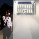 Jortan kültéri napelemes lámpa – 90 LED, mozgásérzékelő, átlátszó burával (THM)