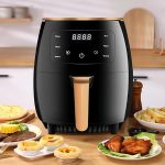 KIMIYO 6L LCD kijelzős Air Fryer – nagy kapacitású, egészséges olajmentes sütéshez (BBV) (G)