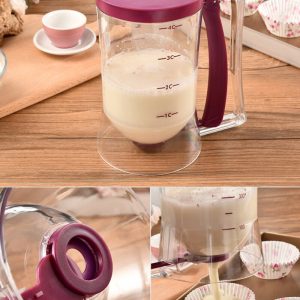 Kézi tészta adagoló gép, 900ml – gofrihoz, muffinhoz, palacsintákhoz, süteményekhez2