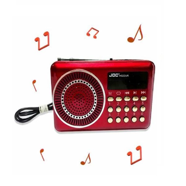 Klasszikus mini hordozható JOC FM rádió és zenelejátszó - USB+SD kártya bemenettel (BBL)