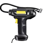 Kompakt analóg akkumulátoros autókompresszor – szivargyújtó tápellátás 10 bar nyomás, 12V motor 18 liter/perc levegőkapacitás (BBJH)