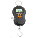 Kompakt méretű digitális kézi bőröndmérleg - poggyász súlymérő - 50 kg-ig terhelhető (BBL)