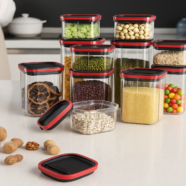 Kulináris konyhai tárolódobozok- 5 darabos készlet (BBA)