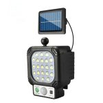 Kültéri napelemes mozgásérzékelős LED lámpa JX-996B  (BBV) (BBL)