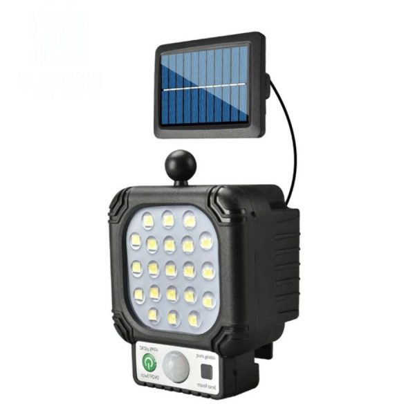 Kültéri napelemes mozgásérzékelős LED lámpa JX-996B  (BBV) (BBL)