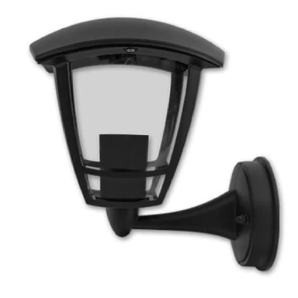 Kültéri LED homlokzati fali lámpa – modern kerti világítás 100V–200V 50-60Hz E27 foglalat - fekete 1006BD (BBD)