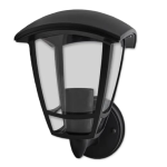 Kültéri LED homlokzati fali lámpa – modern kerti világítás 100V–200V 50-60Hz E27 foglalat - fekete 1006BD (BBD)