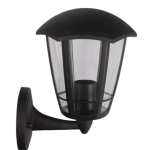Kültéri LED homlokzati fali lámpa – modern kerti világítás 100V–200V 50-60Hz E27 foglalat - fekete 1006BD (BBD)