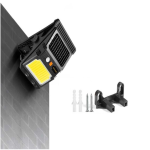 Kültéri napelemes LED lámpa mozgásérzékelővel és szúnyogriasztó fénnyel – sokoldalú rögzítési lehetőségekkel W7105-1 (BBD)