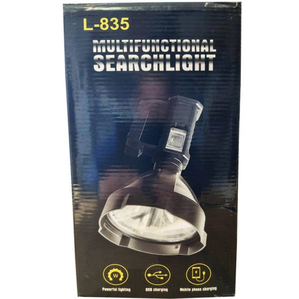 L-835 Akkumulátoros multifunkciós keresőlámpa - 30W (BBV)