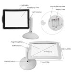 LED-es nagyító állvánnyal – 3x-os nagyítással (BBL) (BBV)