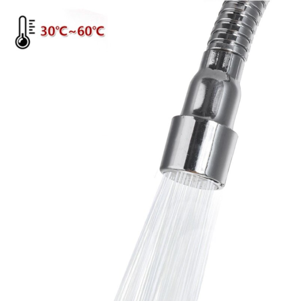 LED kijelzős átfolyós vízmelegítő csaptelep alsó bekötéssel és flexibilis kifolyóval – energiatakarékos megoldás otthonra RY019-4 (BBV)