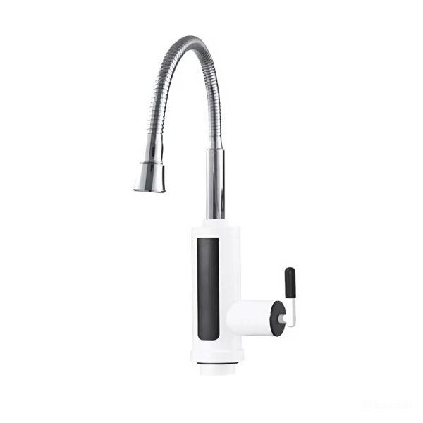 LED kijelzős átfolyós vízmelegítő csaptelep alsó bekötéssel és flexibilis kifolyóval – energiatakarékos megoldás otthonra RY019-4 (BBV)