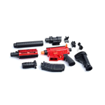 M416 játék gépkarabély puha lövedékekkel – biztonságos játékfegyver 10 szivacslövedékkel gyerekeknek (BBJ)