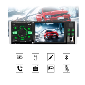 MP5 Multimédiás autórádió 4.1” kijelzővel – bluetooth, video és zenelejátszó, mirrorLink támogatással (BBD)