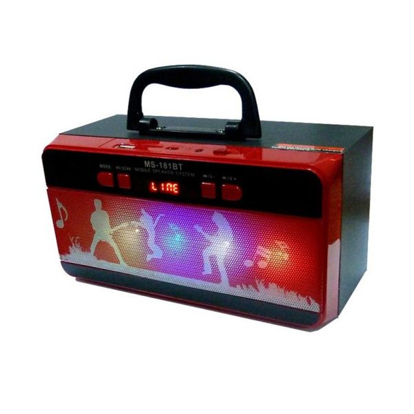 MS-181BT Bluetooth hangszóró LED animációkkal (BBJH)