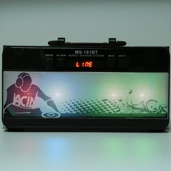 MS-181BT Bluetooth hangszóró LED animációkkal (BBJH)