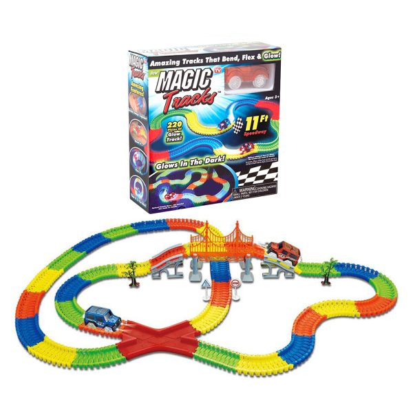 Magic Tracks autópálya LED-es kisautóval (BBV) (BBJ)