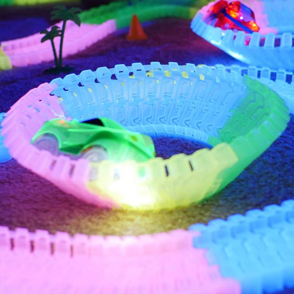 Magic Tracks autópálya LED-es kisautóval (BBV) (BBJ)