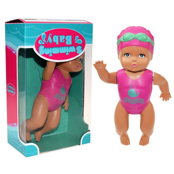 Mini Water Baby - felhúzható úszó játékbaba (BBJ)