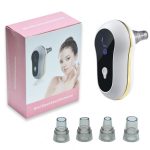 Mini mitesszer eltávolító készülék - vákuumos pórustisztító 5 cserélhető fejjel - 1,6 W (BBV)