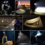 Nagy fényerejű fejlámpa 5 x T6 CREE leddel / akkumulátorral - állítható pántokkal, 4 világítási móddal (BBL)