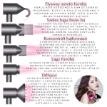 Nagy teljesítményű ionizációs hajszárító 5 cserélhető fejjel – professzionális szárítás, stílusformázás és hajápolás minden típusra 523109 (BBM)