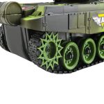 KING nagyméretű, valósághű távirányítós AKKUS tank gyerekeknek - hang-, és fényhatásokkal (BBJ)