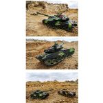 KING nagyméretű, valósághű távirányítós AKKUS tank gyerekeknek - hang-, és fényhatásokkal (BBJ)