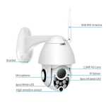 Onvif wifi IP kültéri térfigyelő kamera (BBV)