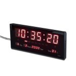 BB01 LED-es digitális tábla - óra, dátum és hőmérséklet kijelzéssel - asztalra és falra is helyezhető - 33x13cm (BBL)