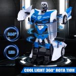 Police Transformers szuperhőssé alakuló távirányítós sportautó (BBJ)