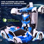 Police Transformers szuperhőssé alakuló távirányítós sportautó (BBJ)