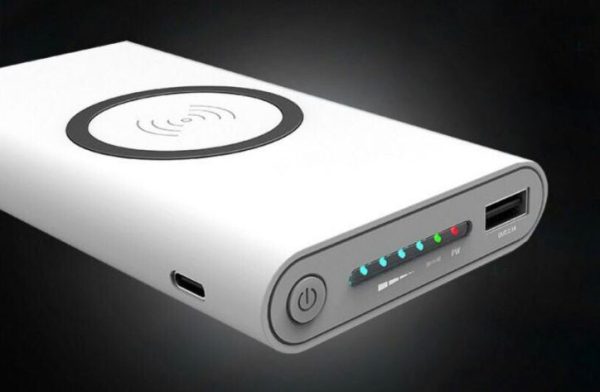 NONA powerbank - 8000 mAh - vezeték nélküli töltés (BBV)