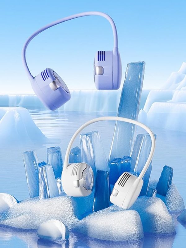 Praktikus akkus, nyakba akasztós ventilátor szabadtéri sportoláshoz és túrázáshoz (BBD)