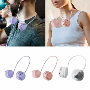 Praktikus akkus, nyakba akasztós ventilátor szabadtéri sportoláshoz és túrázáshoz (BBD)