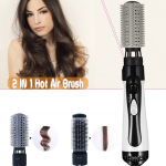 Professzionális hőlégkefe és volumizer hajformázó – hajszárító kefe, hajegyenesítő és hajsütővas egyben 1000W A8 (BBV)