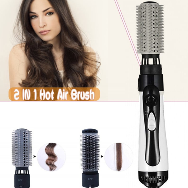 Professzionális hőlégkefe és volumizer hajformázó – hajszárító kefe, hajegyenesítő és hajsütővas egyben 1000W A8 (BBV)