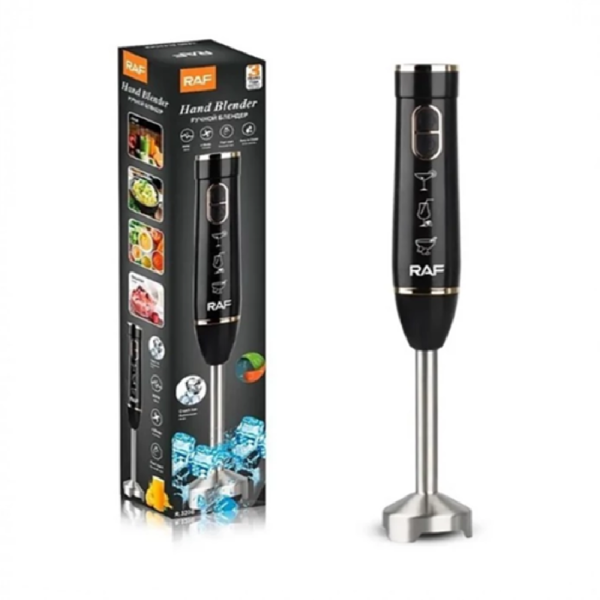 RAF 1200W kézi botmixer – nagy teljesítményű, ergonomikus turmixgép levesekhez, szószokhoz és smoothiekhoz R237B (BBD)