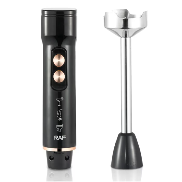 RAF 1200W kézi botmixer – nagy teljesítményű, ergonomikus turmixgép levesekhez, szószokhoz és smoothiekhoz R237B (BBD)