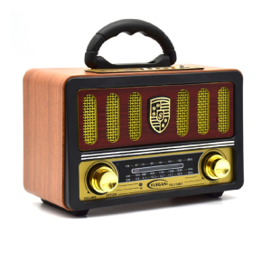 Retro Bluetooth hangszóró – hordozható, vezeték nélküli zenelejátszó, vintage dizájn YG-114BT (BBD)