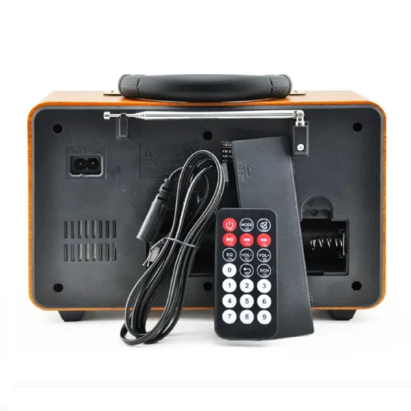 Retro Bluetooth hangszóró – hordozható, vezeték nélküli zenelejátszó, vintage dizájn YG-114BT (BBD)