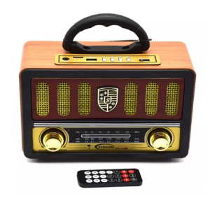 Retro Bluetooth hangszóró – hordozható, vezeték nélküli zenelejátszó, vintage dizájn YG-114BT (BBD)2