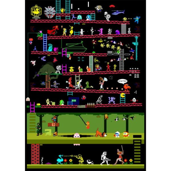 Retro MSK játékkonzol - 620 beépített játékkal - 2 db kontrollerrel (BBV)