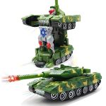 Átalakuló harci robot tank – hanggal, fénnyel, mozgással (BBJ)