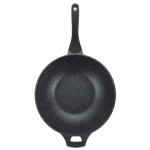 Royalty Line indukciós wok – 32 cm átmérő, 5,9L kapacitás, üvegfedővel és tapadásmentes felülettel (BBA)