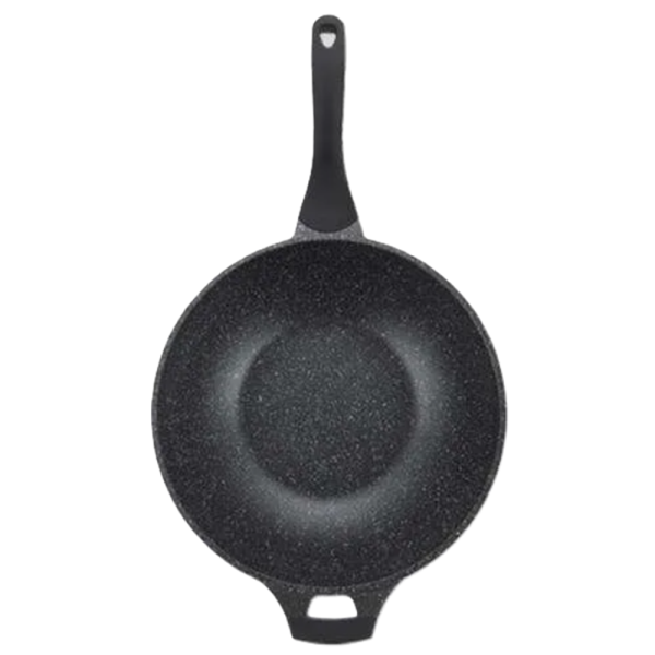 Royalty Line indukciós wok – 32 cm átmérő, 5,9L kapacitás, üvegfedővel és tapadásmentes felülettel (BBA)