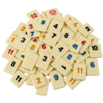 Rummikub társasjáték – klasszikus számlapka játék akár 4 játékos számára (BBJ)